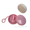 Caso de alineador claro de ortodoncia de plástico rosado rosa